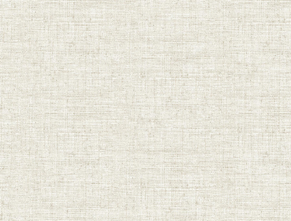 York Papyrus Weave White Wallpaper