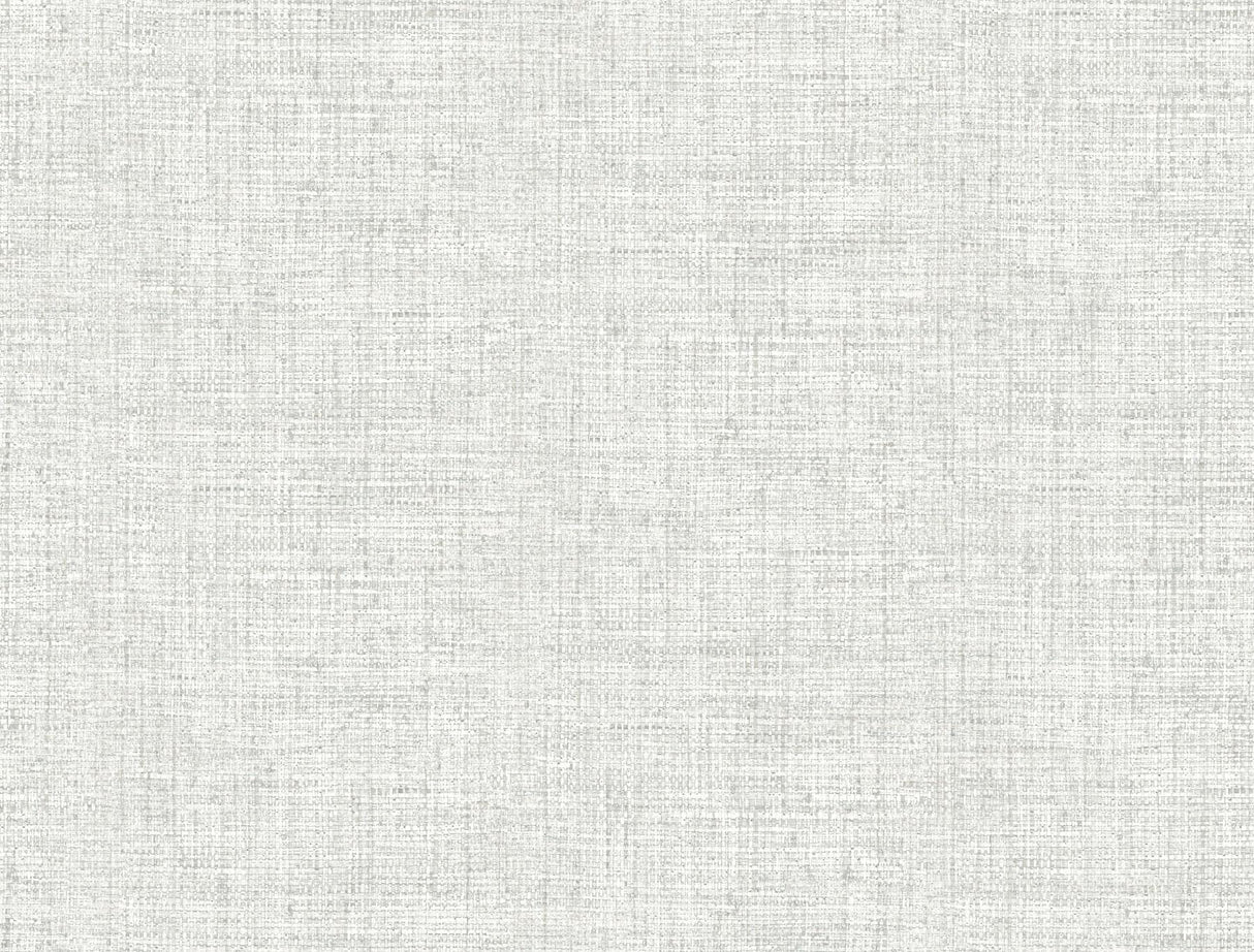 York Papyrus Weave Gray Wallpaper