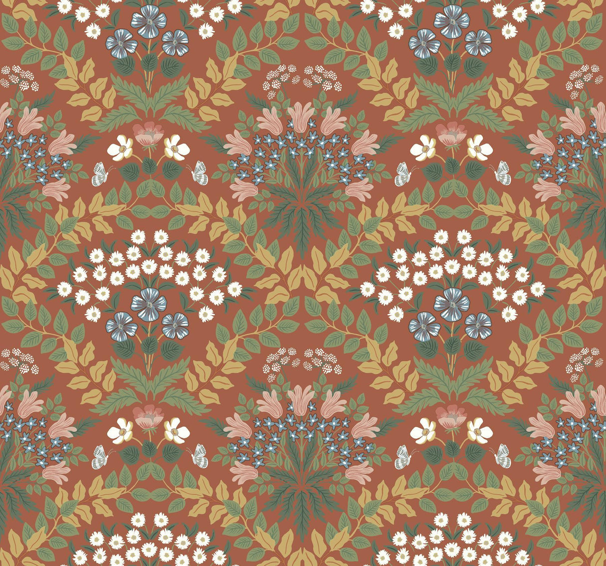 Rifle Paper Co. Bramble Red Wallpaper