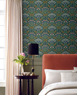 Rifle Paper Co. Bramble Green/Gold Wallpaper