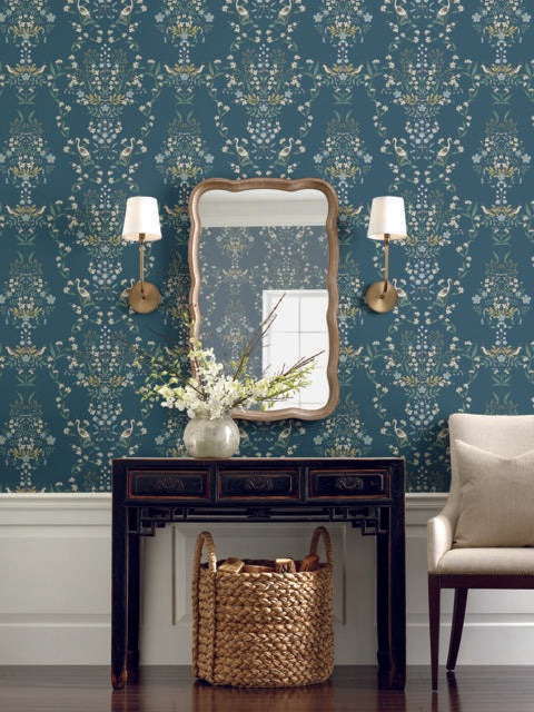 Rifle Paper Co. Luxembourg Blue/Green Wallpaper