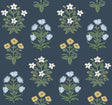 Rifle Paper Co. Mughal Rose Blue Wallpaper