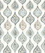 York Marketplace Motif White/Neutral/Beige Wallpaper