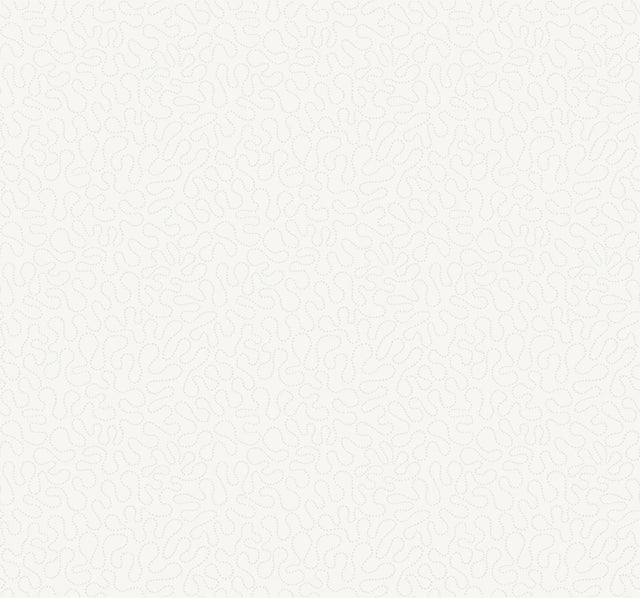 York Effervesce White Wallpaper