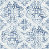 York Quartet White/Blue Wallpaper