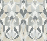 York Malta Neutral/Glint Wallpaper