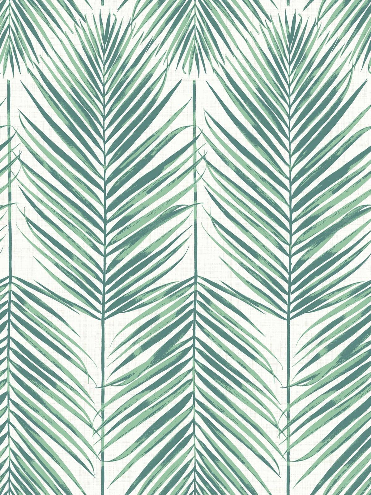 Seabrook Paradise Palm Tropic Green Wallpaper