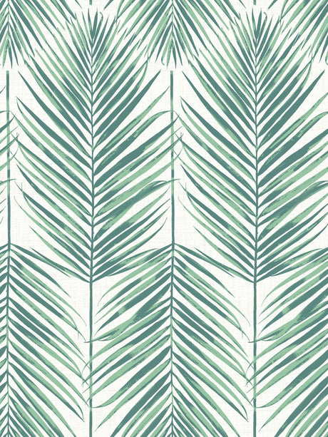 Seabrook Paradise Palm Tropic Green Wallpaper