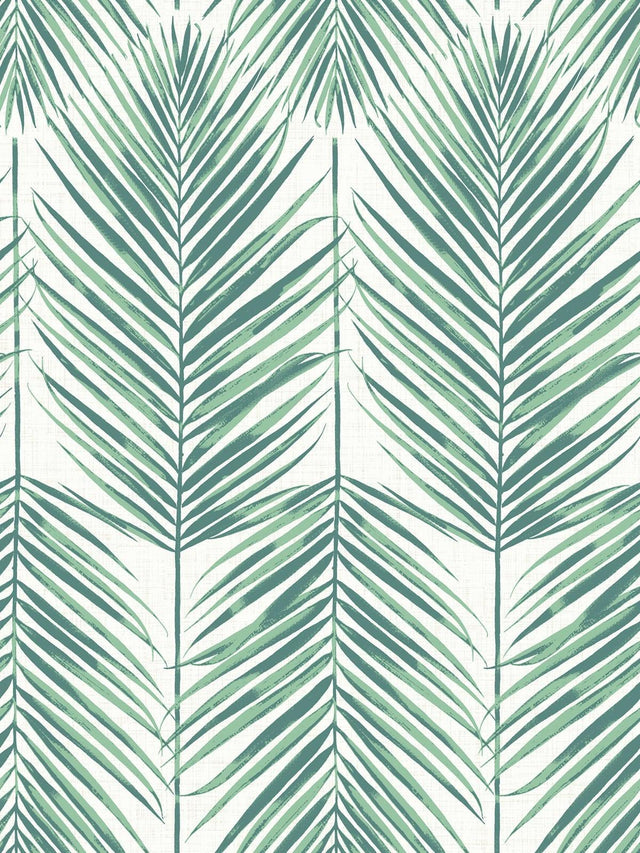 Seabrook Paradise Palm Tropic Green Wallpaper