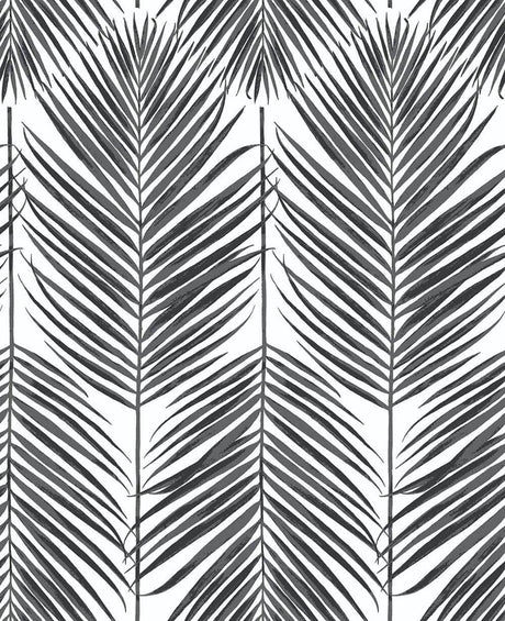 Seabrook Paradise Palm Ebony Wallpaper