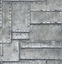 Seabrook Fuselage Panel Charcoal Wallpaper