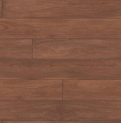 Seabrook Teak Planks Mahogany Wallpaper
