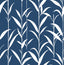 Seabrook Bamboo Leaves Navy Blue Wallpaper