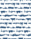 Seabrook Lifeline Navy Blue Wallpaper