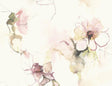 Seabrook Anemone Watercolor Floral Pink Lemonade and Wine Wallpaper