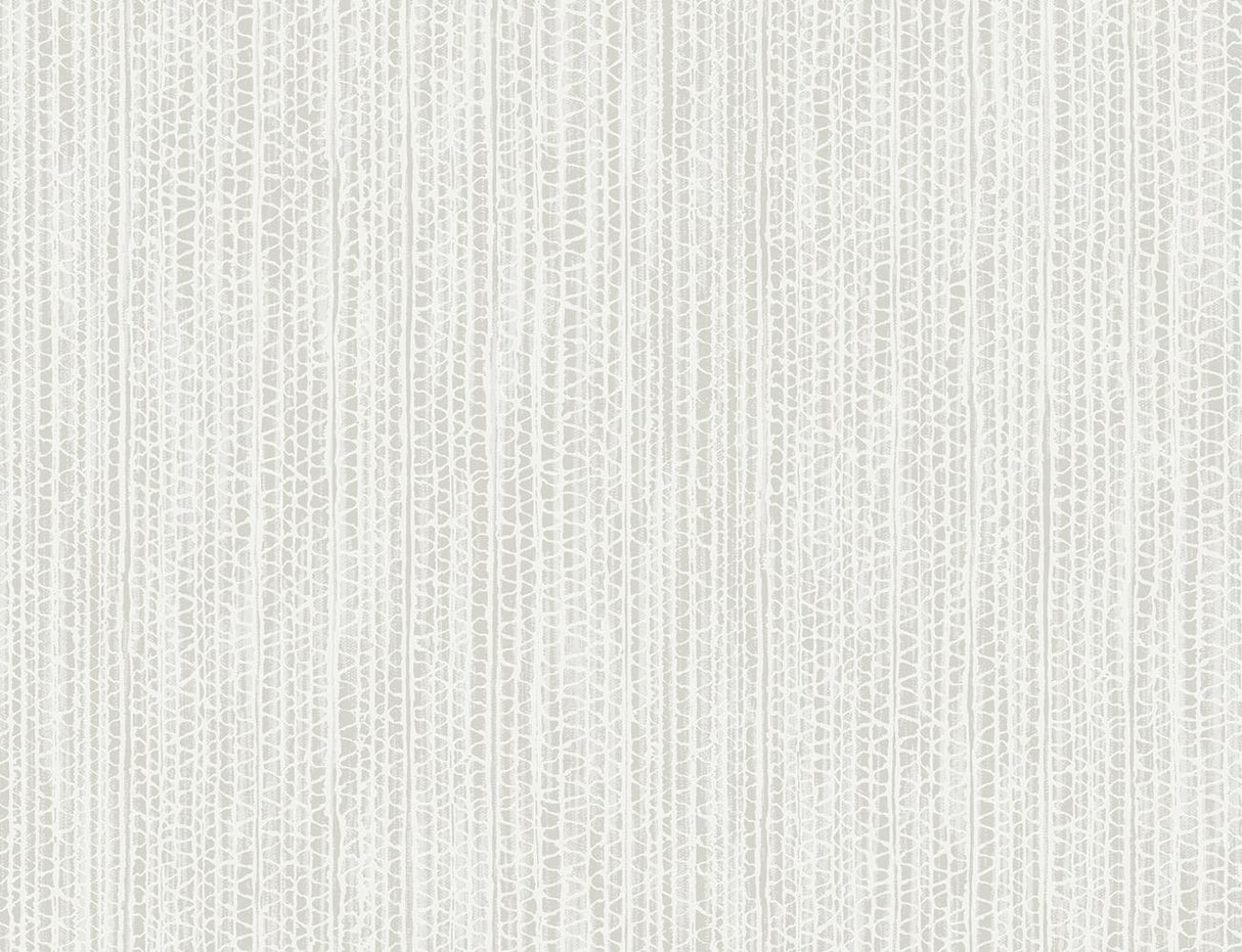 Seabrook Cardboard Faux Metallic Pearl and Heather Gray Wallpaper