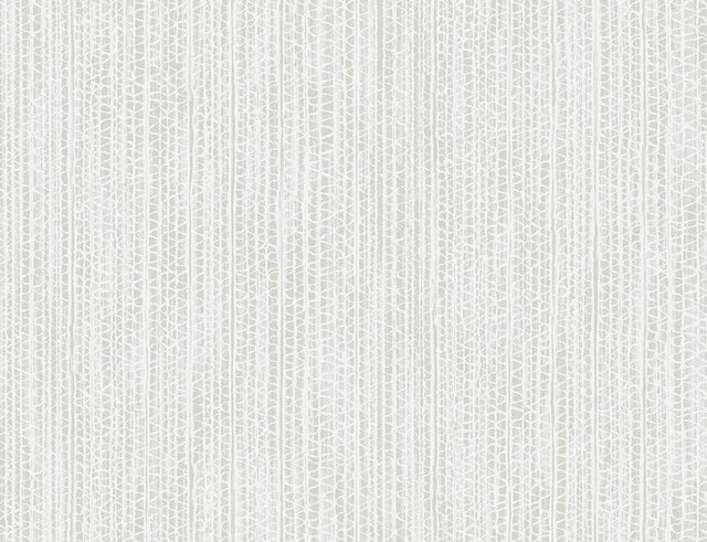 Seabrook Cardboard Faux Metallic Pearl and Heather Gray Wallpaper