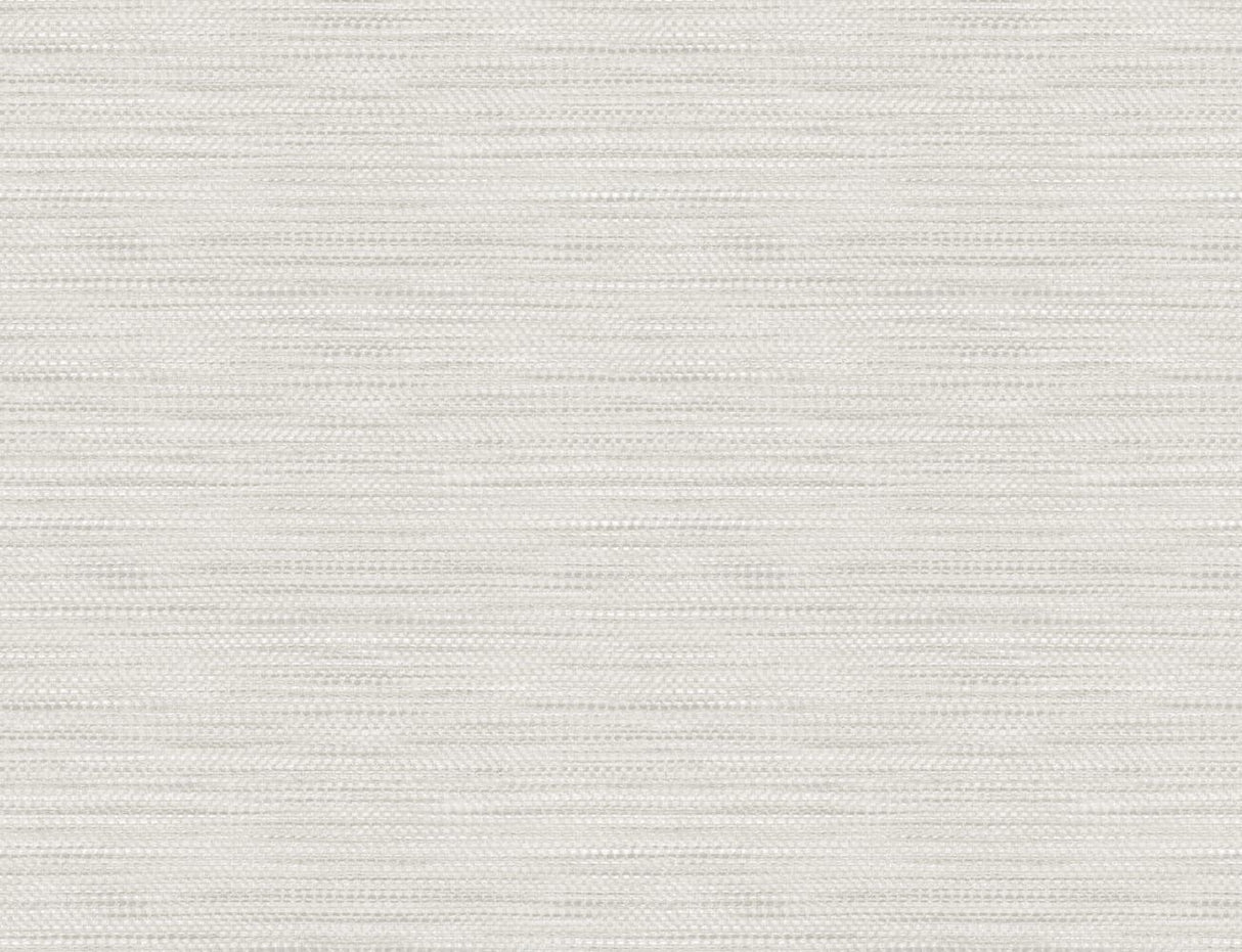 Seabrook Toweling Faux Linen Grey Wallpaper