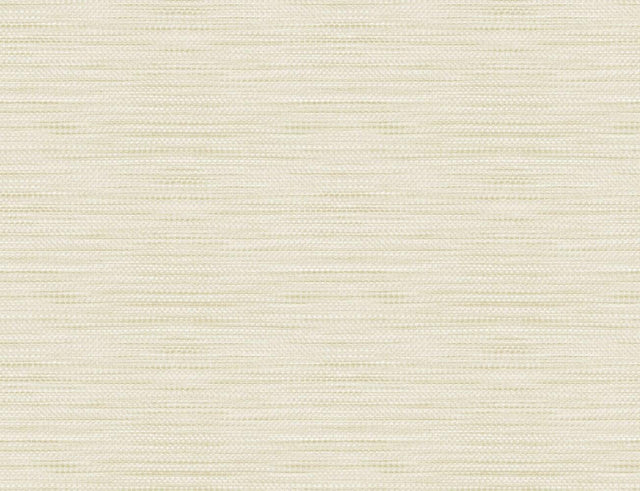 Seabrook Toweling Faux Linen French Vanilla Wallpaper