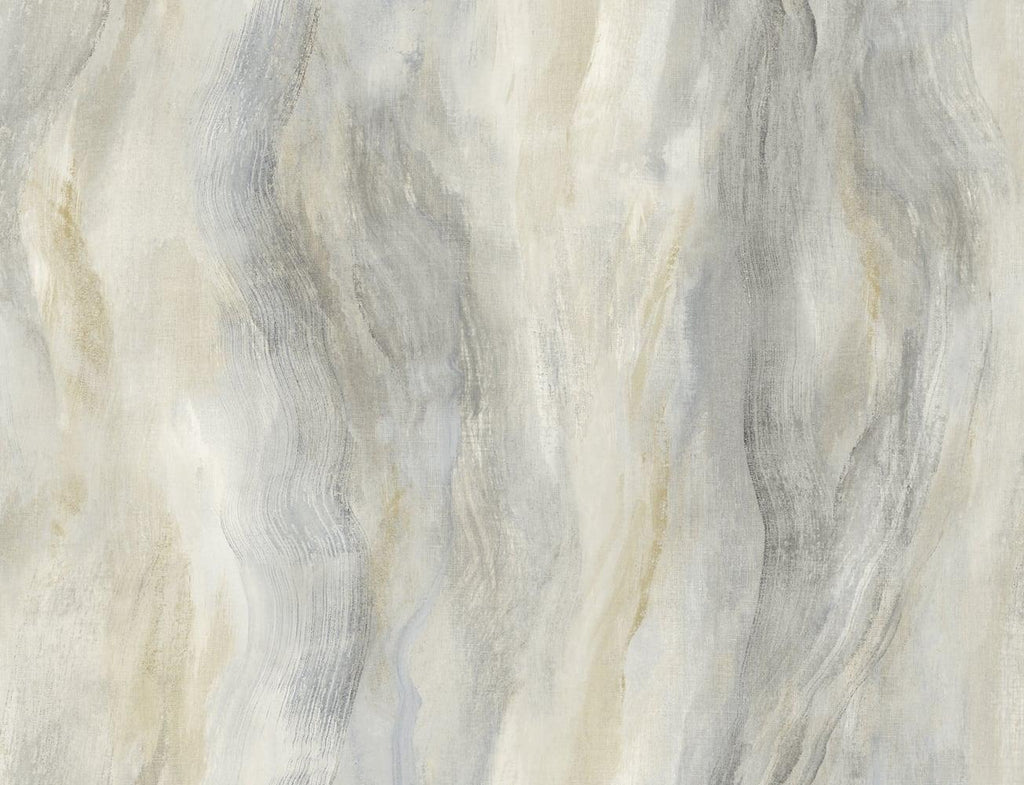 Seabrook Smoke Texture Embossed Vinyl Grey Wallpaper