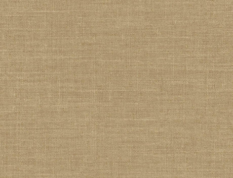Seabrook Hopsack Embossed Vinyl Honey Brown Wallpaper