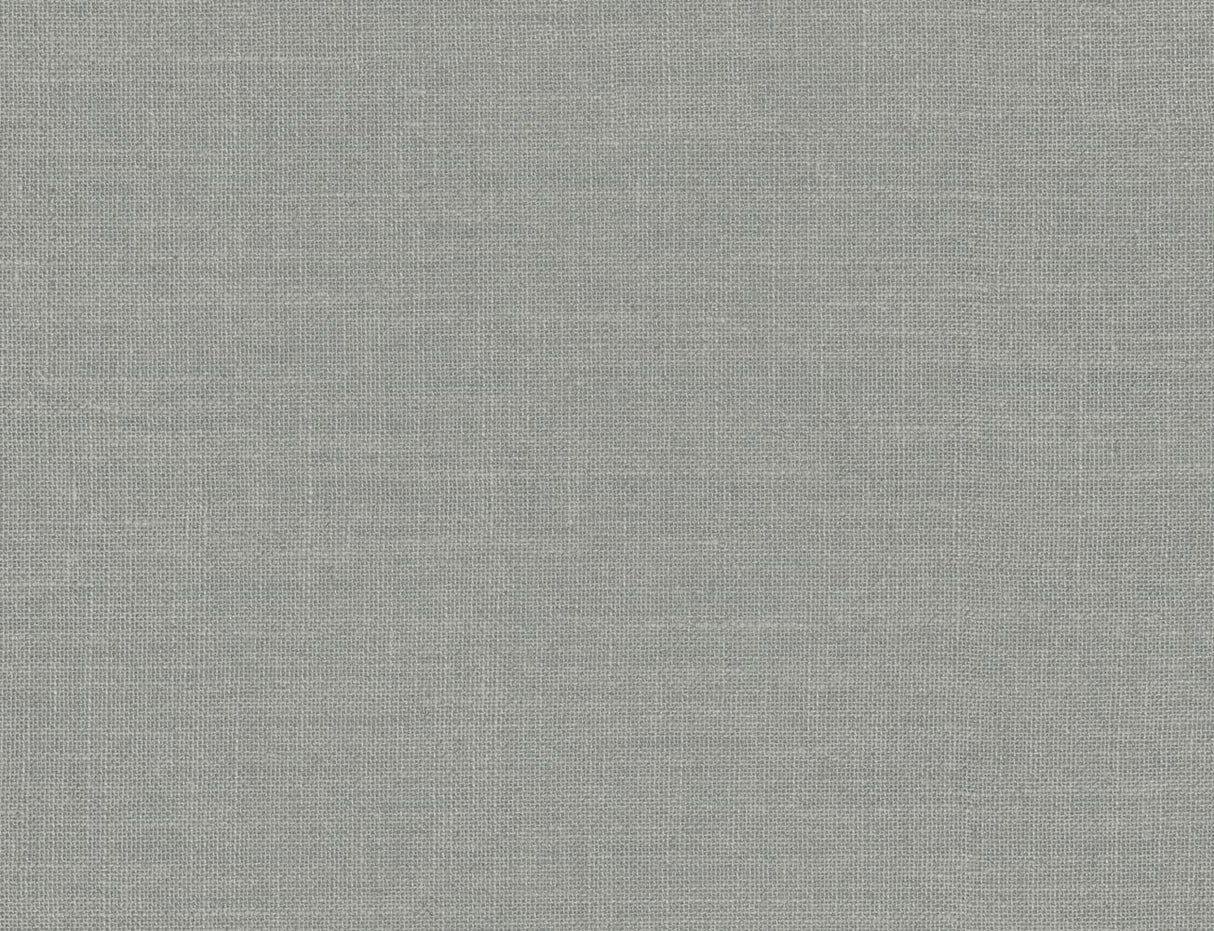 Seabrook Hopsack Embossed Vinyl Grey Wallpaper