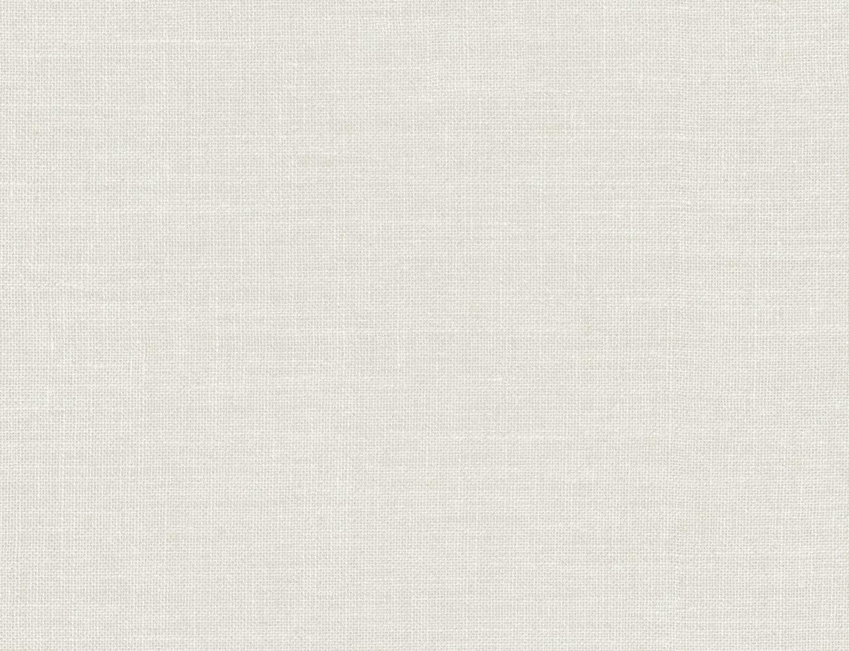 Seabrook Hopsack Embossed Vinyl Everest White Wallpaper