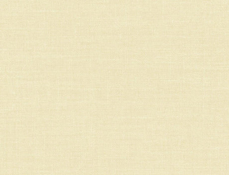 Seabrook Hopsack Embossed Vinyl Yellow Wallpaper