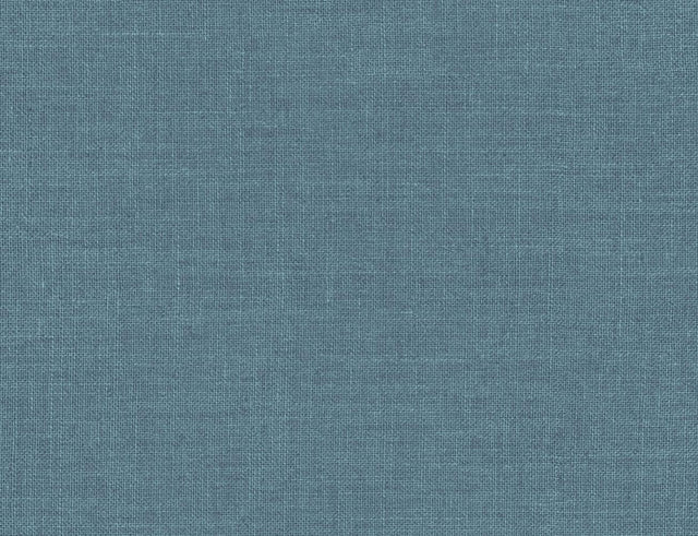 Seabrook Hopsack Embossed Vinyl Victorian Teal Wallpaper