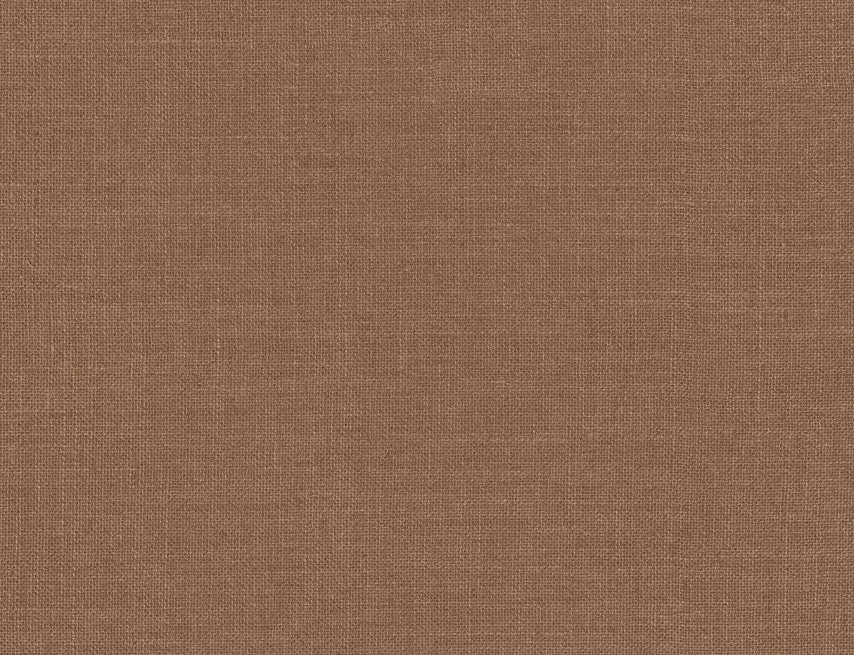Seabrook Hopsack Embossed Vinyl Brown Wallpaper