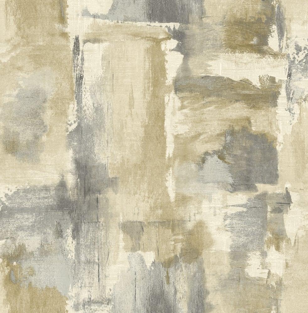 Seabrook Dry Brush Faux Gold Wallpaper
