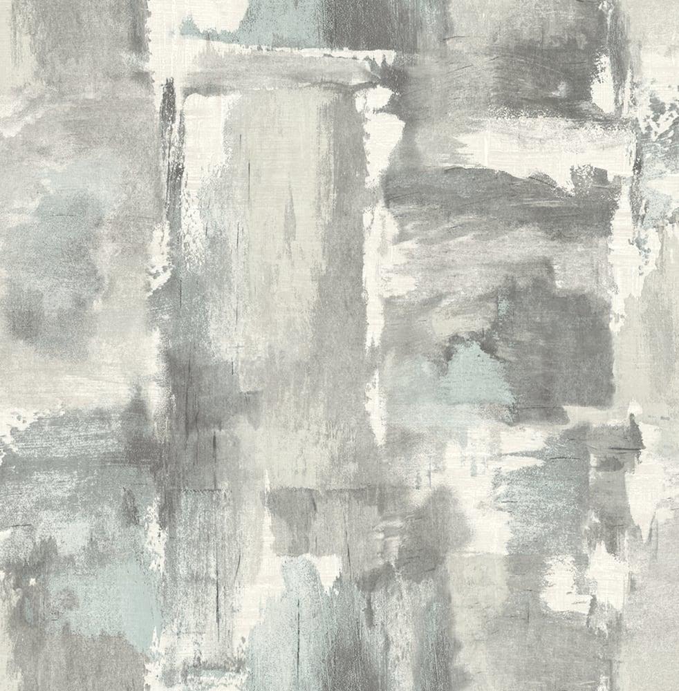 Seabrook Dry Brush Faux Grey Wallpaper