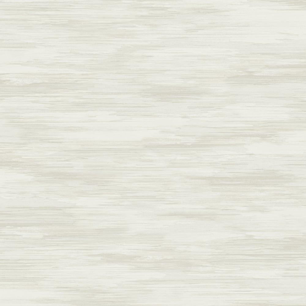 Seabrook Stria Wash Ivory Wallpaper