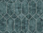 Seabrook Geo Faux Emerald and Metallic Silver Wallpaper