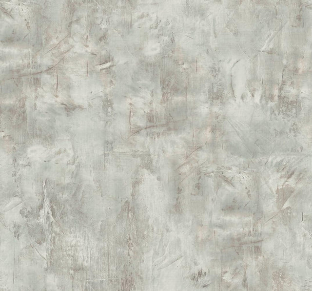 Seabrook Rustic Stucco Faux Mauve and Icicle Wallpaper