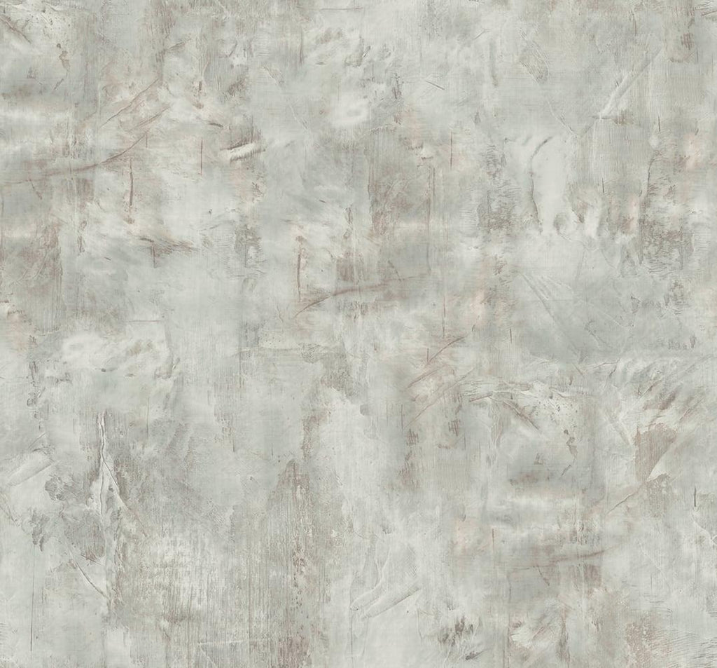 Seabrook Rustic Stucco Faux Grey Wallpaper