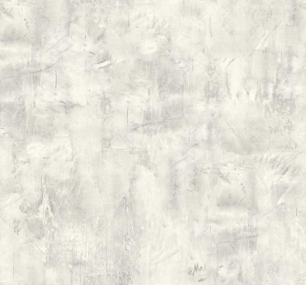 Seabrook Rustic Stucco Faux Silver Wallpaper