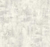 Seabrook Rustic Stucco Faux Metallic Silver And Snowstorm Wallpaper