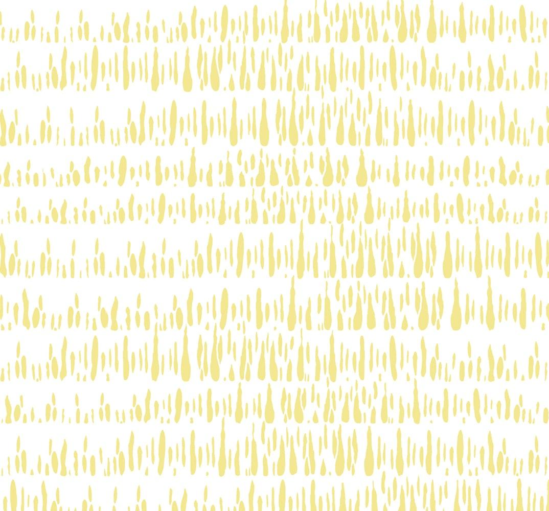 Seabrook Brush Marks Yellow Wallpaper