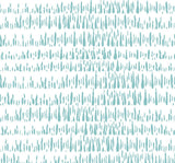 Seabrook Brush Marks Teal Wallpaper