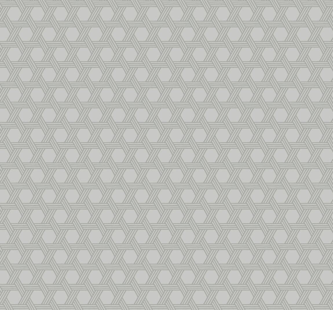 Seabrook Cabana Wicker Cove Gray Wallpaper