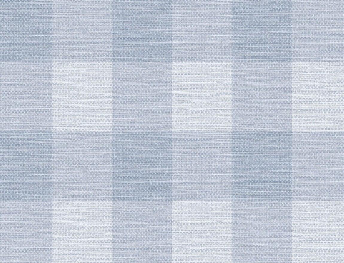 Seabrook Rugby Gingham Blue Wallpaper