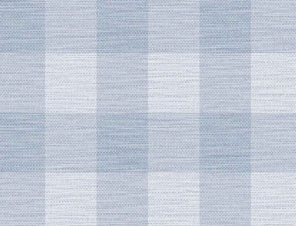 Seabrook Rugby Gingham Blue Wallpaper