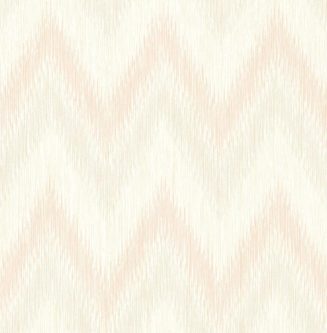 Seabrook Regent Flamestitch Stringcloth Soft Melon and Arrowroot Wallpaper