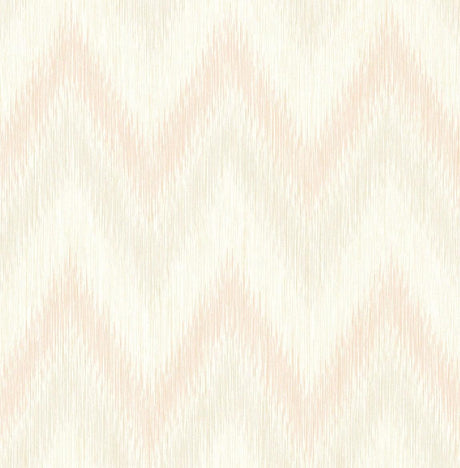 Seabrook Regent Flamestitch Stringcloth Pink Wallpaper