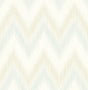Seabrook Regent Flamestitch Stringcloth Sea Glass and Eggshell Wallpaper