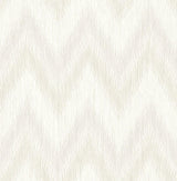 Seabrook Regent Flamestitch Stringcloth Grey Wallpaper