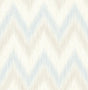 Seabrook Regent Flamestitch Stringcloth Sky Blue and Arrowroot Wallpaper