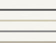 Seabrook Crew Stripe Ivory, Wrought Iron, and Sand Dollar Wallpaper
