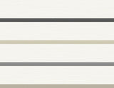 Seabrook Crew Stripe Grey Wallpaper
